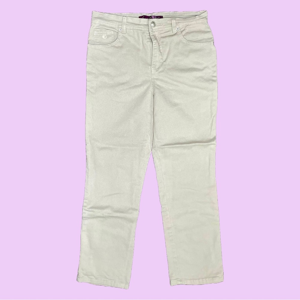 Gloria Vanderbilt Beige Trousers